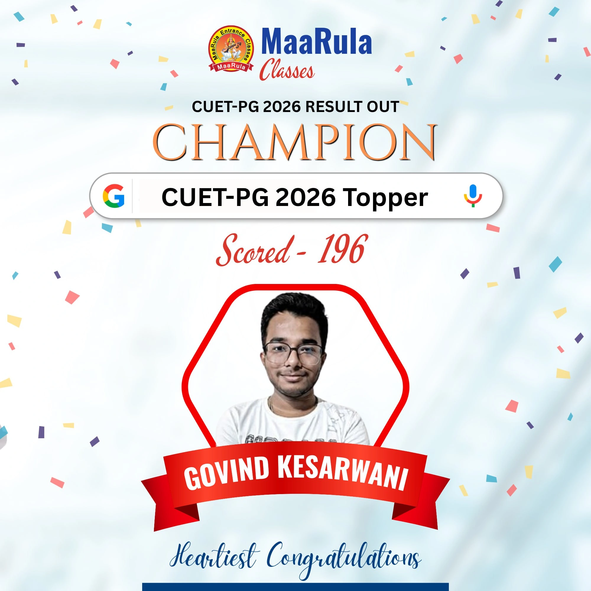 Cuet Pg Topper 17